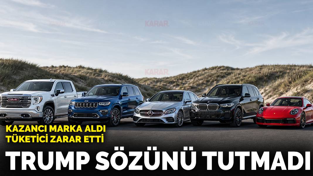 Trump'ın gümrük vaadinden otomotiv devleri kazandı