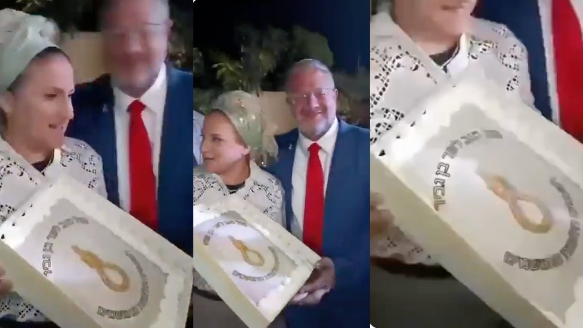 İsrailli Bakan Bakan Ben-Gvir’in doğum günü idam yasasına atıfla "yağlı urgan" resimli pastayla kutlandı