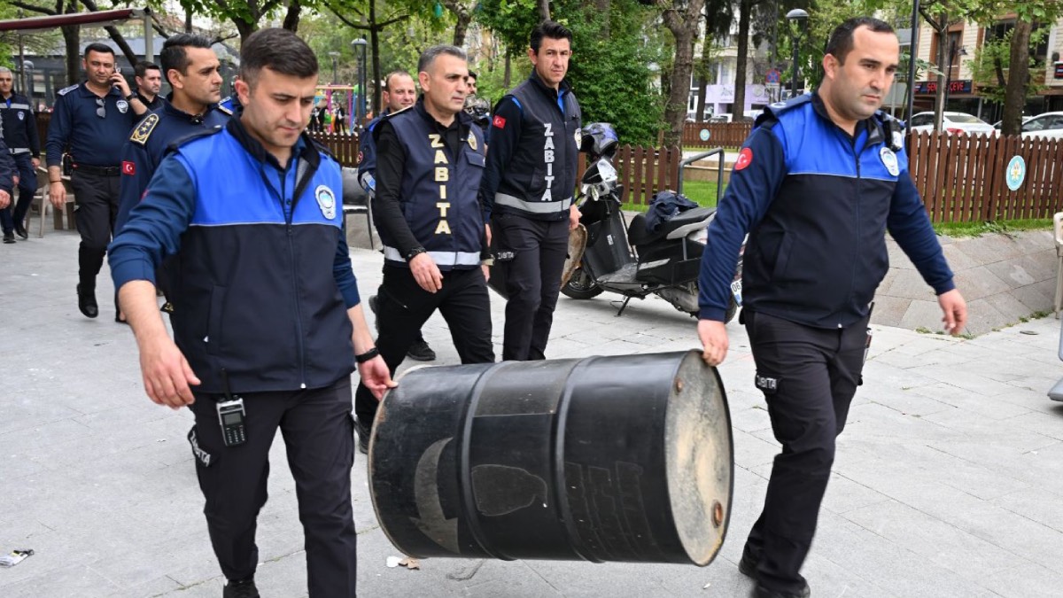 Manisa’da kaldırım işgallerine yönelik denetim