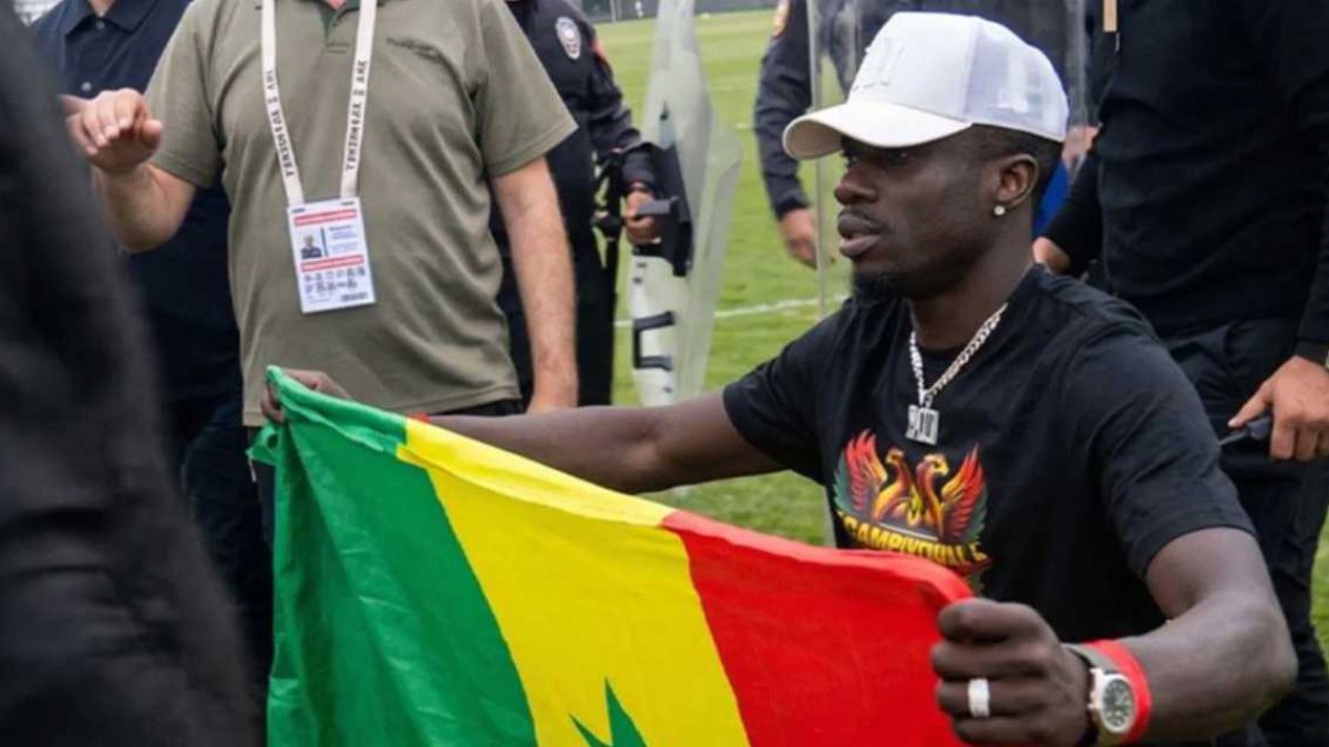 Amedsporlu Diagne'nin evine polis baskını