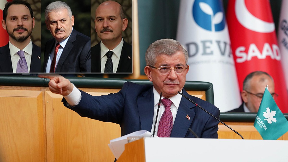 Davutoğlu: Bu üçlü çete Türkiye'ye 10 yıl kaybettirdi