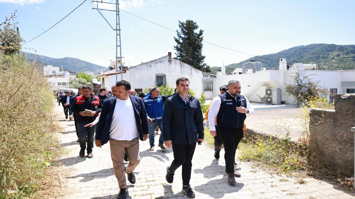 Başkan Mandalinci’den saha gezilerine yoğun mesai