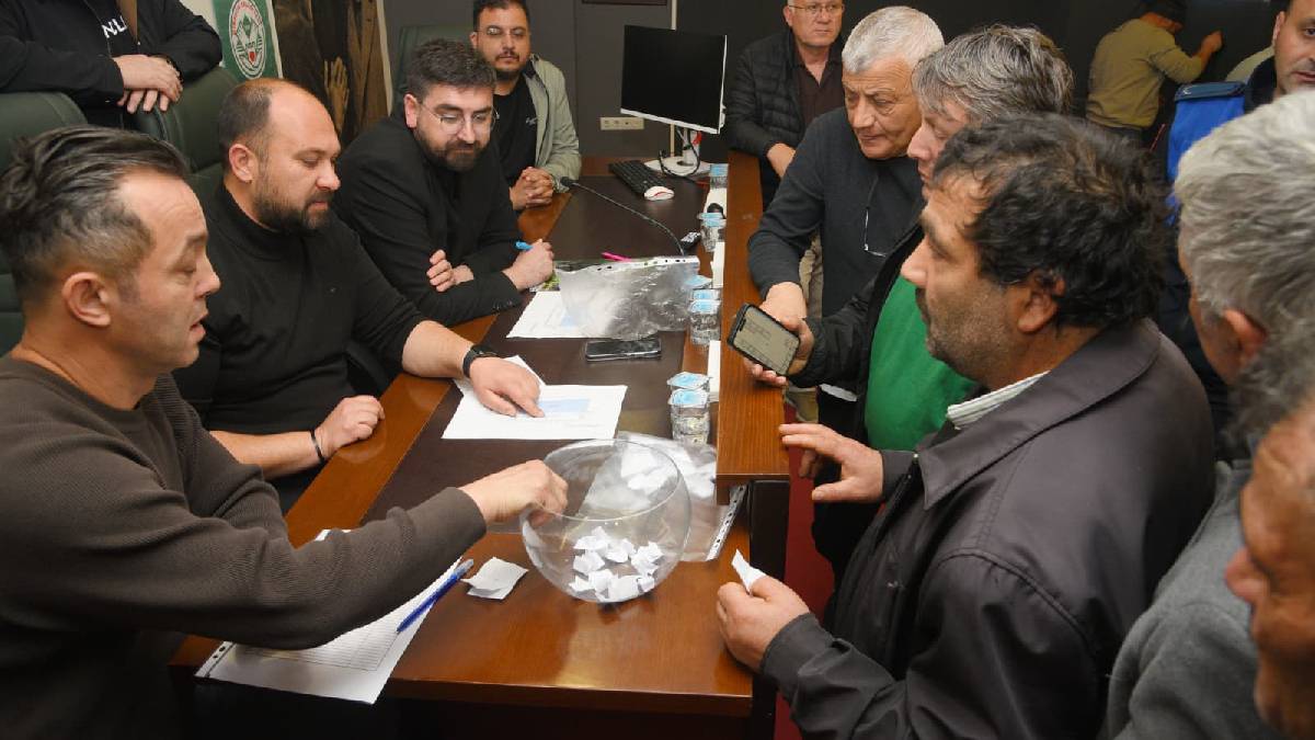 Kurban satış yerleri kura ile belirlendi