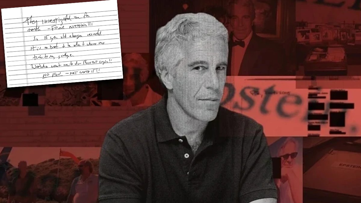 Epstein’ın intihar notu ortaya çıktı: 'Veda edeceğin zamanı seçebilmek büyük bir lütuf'
