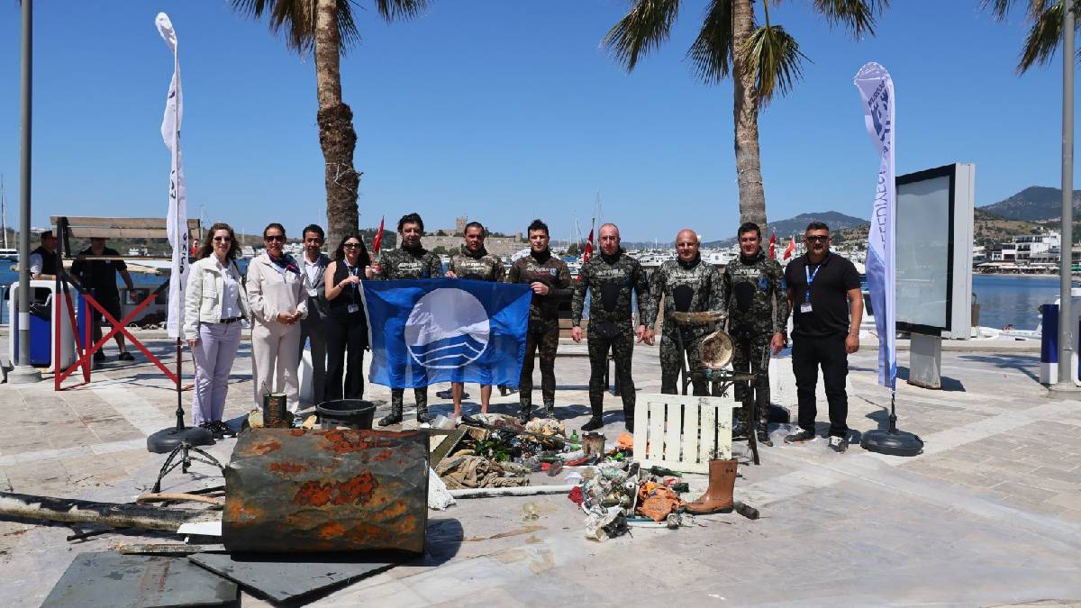 Deniz dibi temizliği Kumbahçe’de başladı