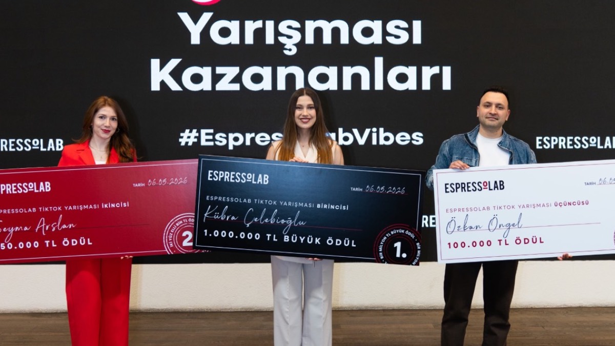 Espressolab’in 1 milyon TL ödüllü TikTok yarışması sonuçlandı