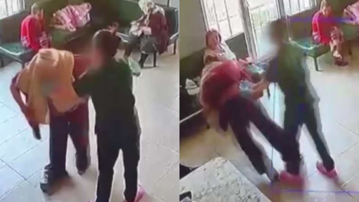 Beylikdüzü'nde yaşlı bakım merkezinde dehşet: Hastayı itip düşürdüler, yüzüne tükürdüler