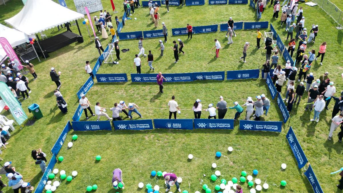 Spor Festivali’nde özel çocukların mutlu günü