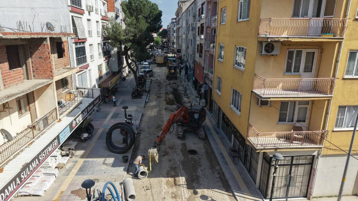 Saruhanlı’nın 22 milyonluk yatırımında çalışmaların yarısı tamamlandı