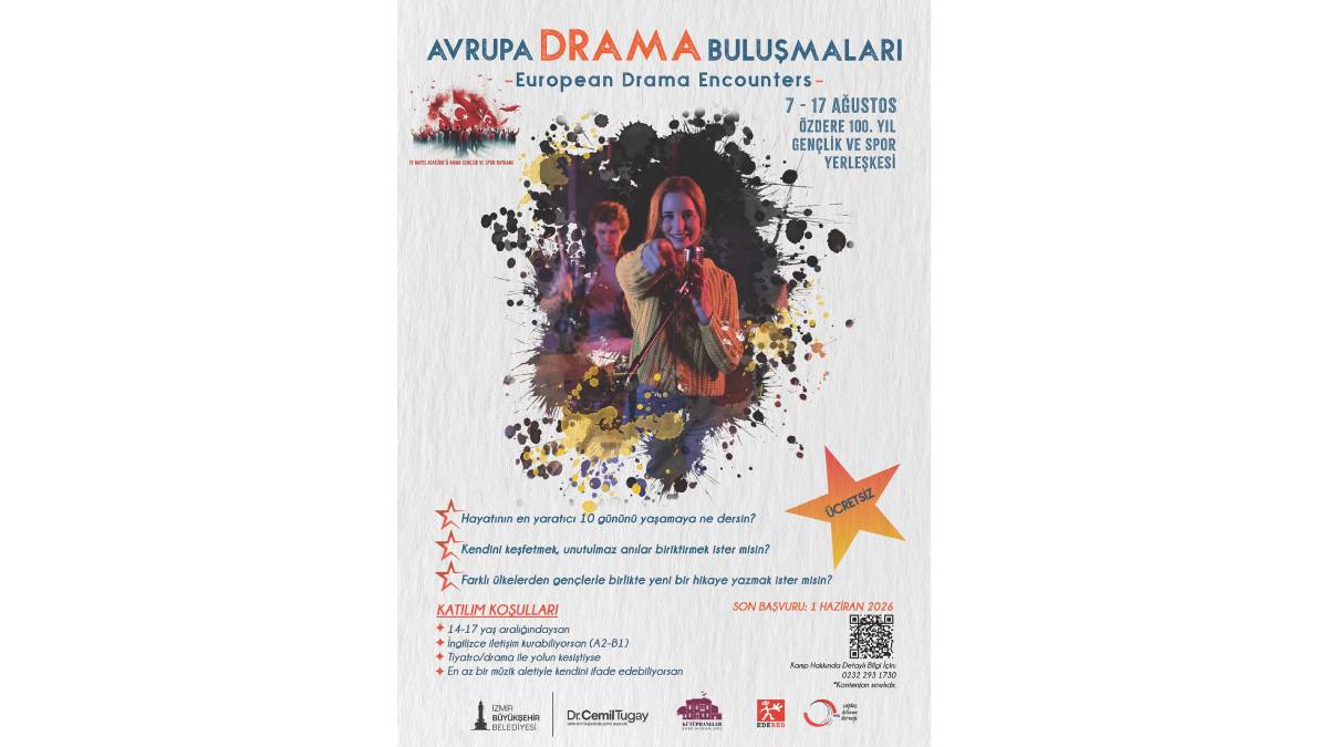 Avrupa drama buluşmaları gençleri İzmir’de buluşturuyor