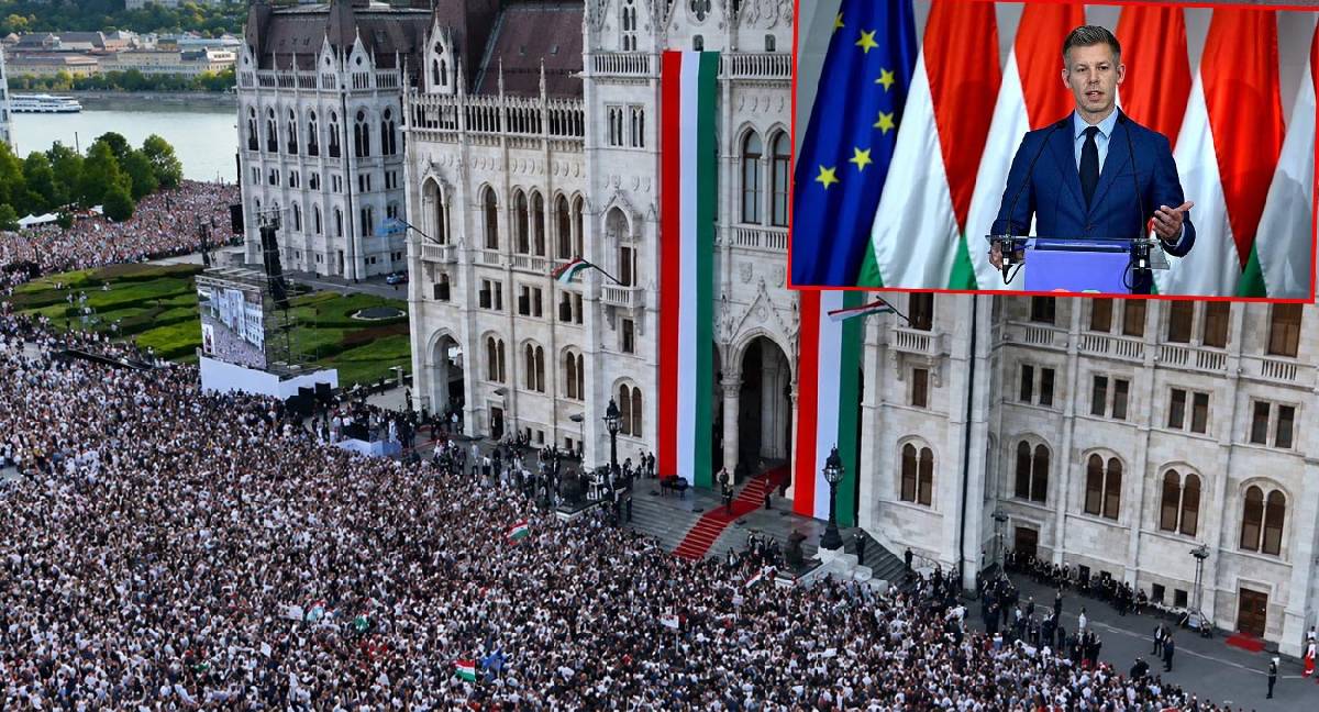 16 yıllık Orban iktidarı resmen bitti Magyar Parlamento binası önünde halka seslendi: Bu bina artık yeniden sizin