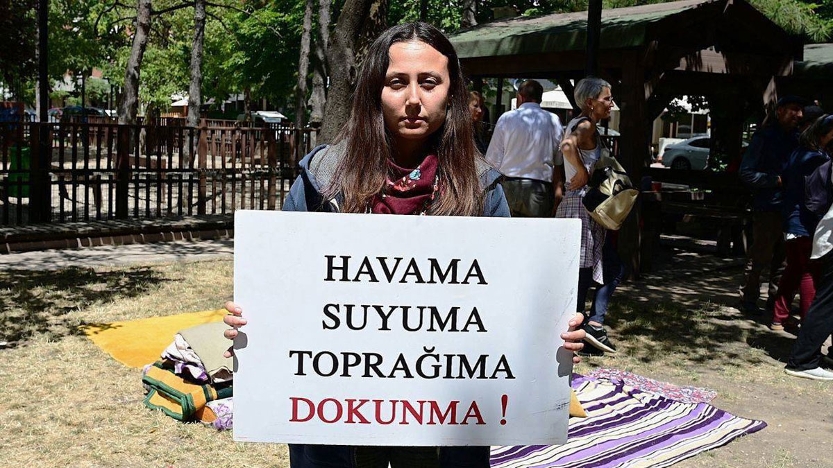 Akbelen savunucusu Esra Işık hakkında tahliye kararı