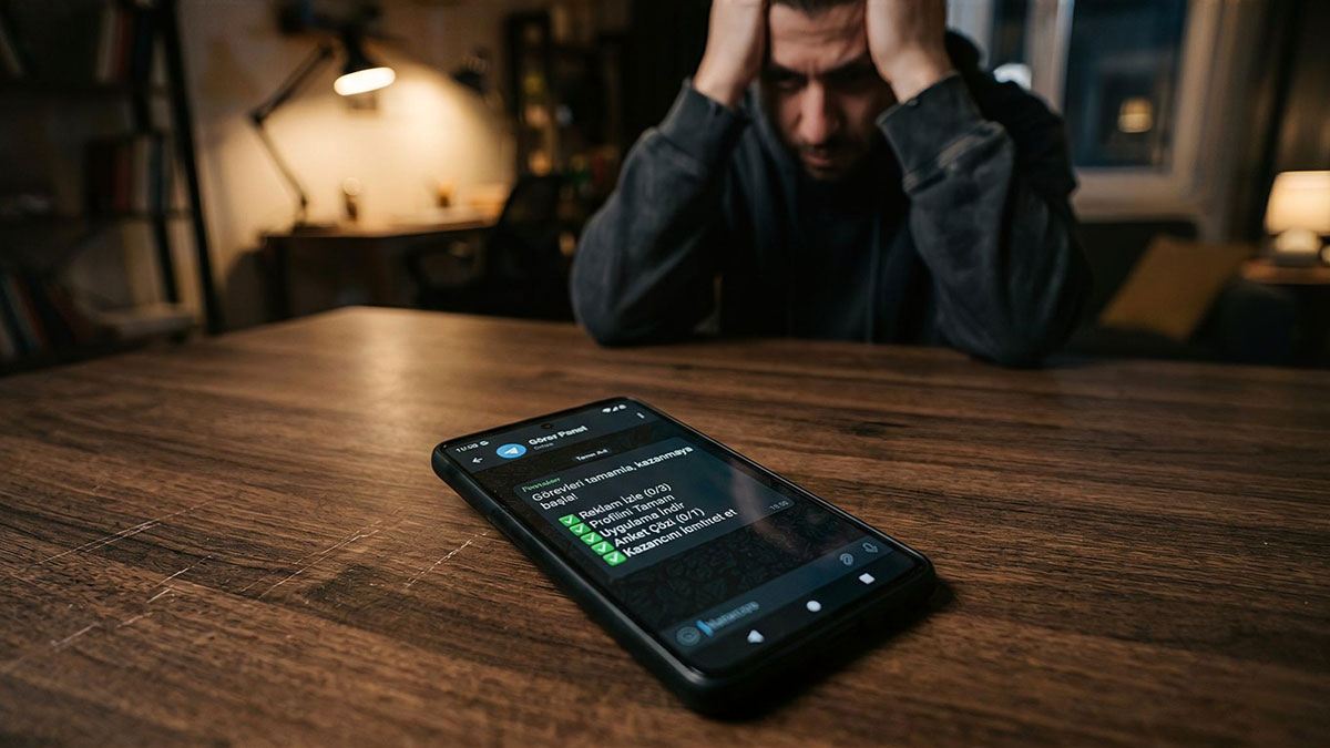Telegram'dan ekran görüntüsü gönderdi, hayatının şokunu yaşadı