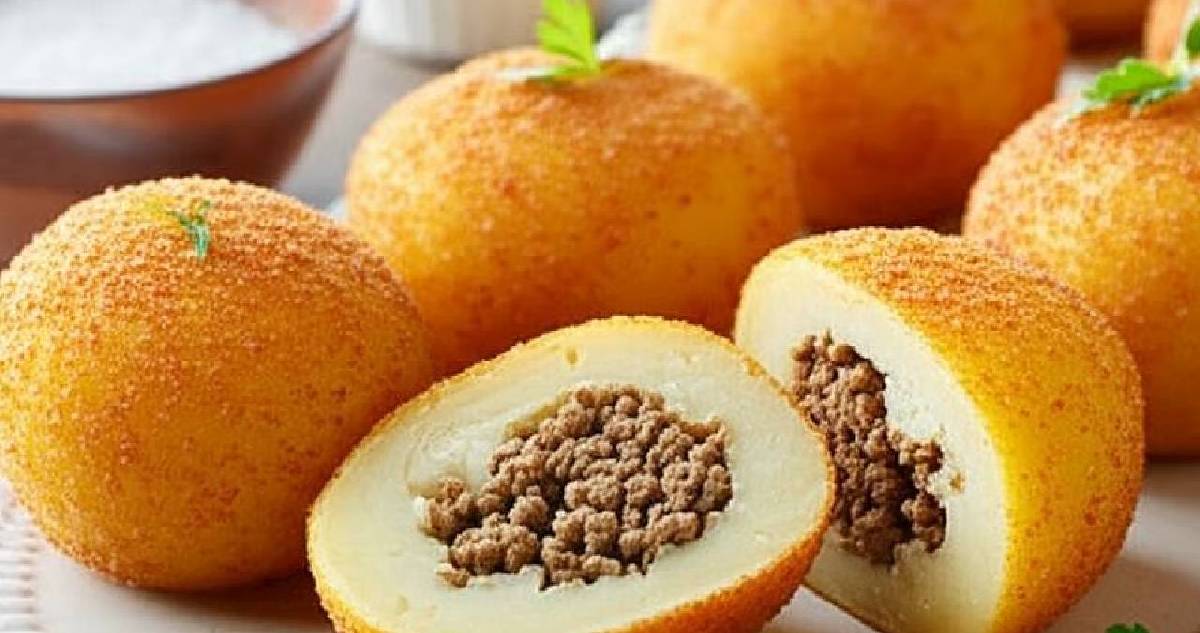 Sofraların yeni yıldızı: Çıtır kaplı kıyma dolgulu patates topları