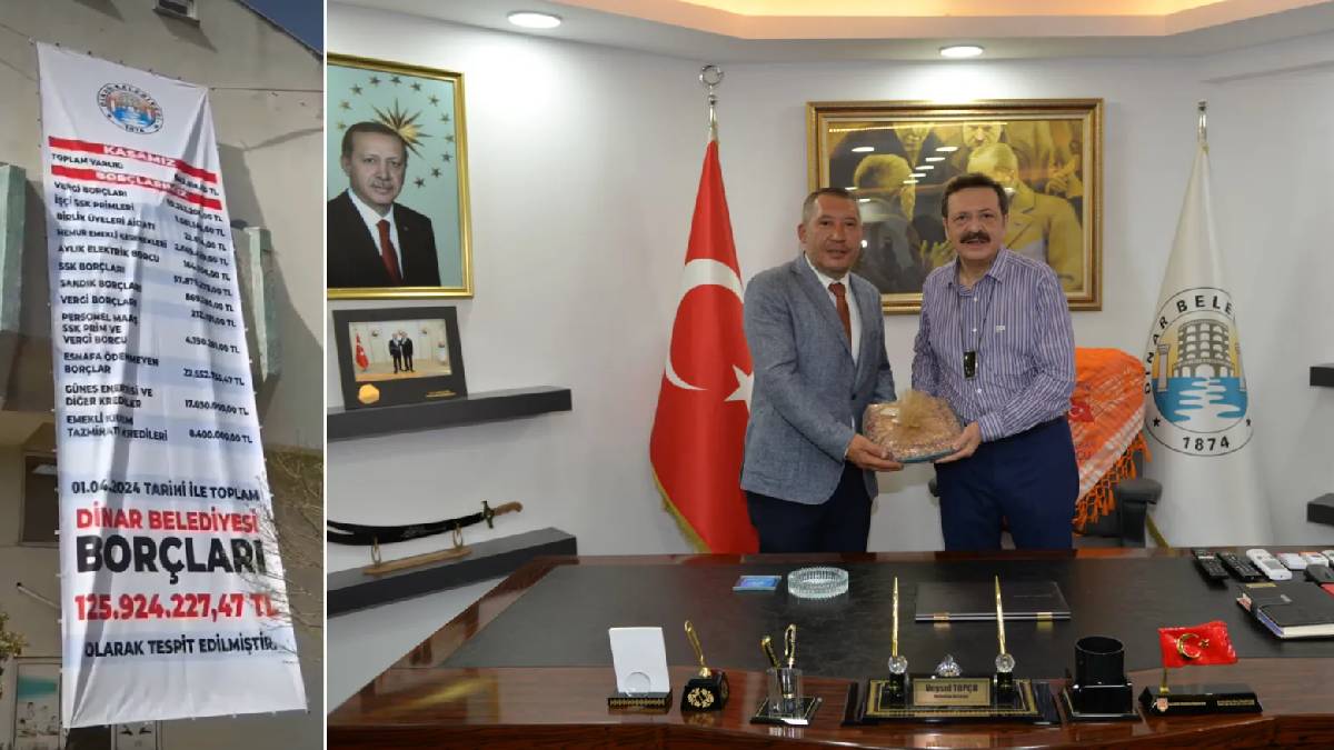 AK Parti döneminin borçlarını açıklamıştı: Dinar Belediye Başkanı da AK Parti’ye geçiyor