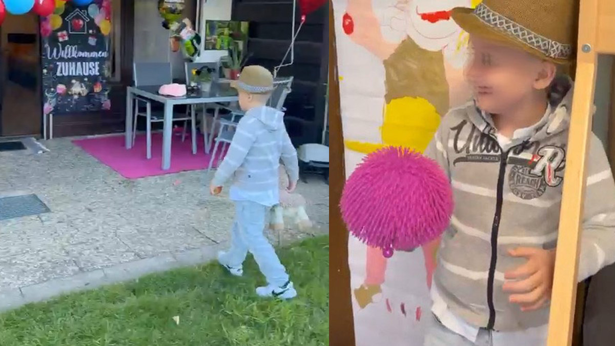 7 yıl sonra harabe evde bulunan Nazar, annesiyle Almanya’ya yerleşti