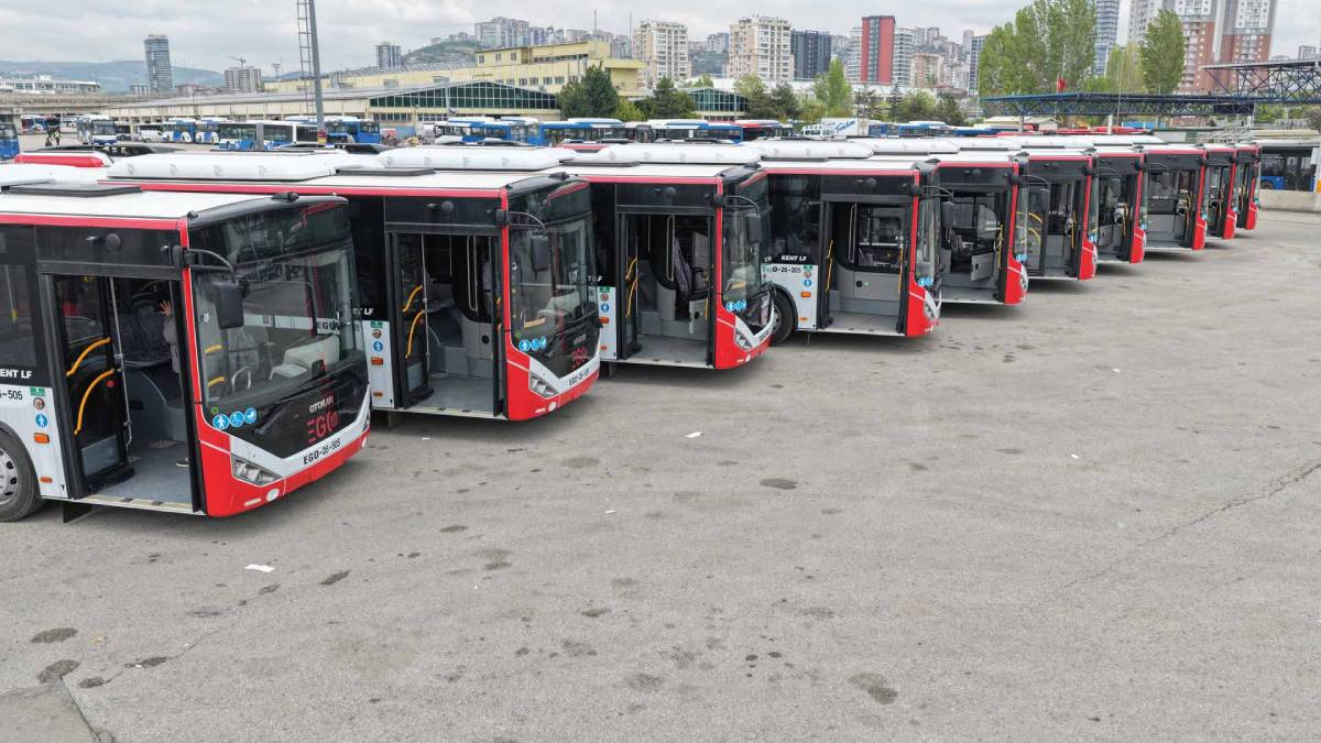 10 yeni otobüs Ego filosuna katıldı