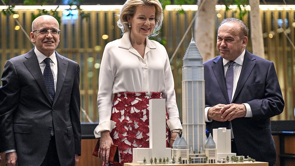 Belçika Kraliçesi Mathilde, İstanbul Finans Merkezi Yerleşkesi'ni ziyaret etti