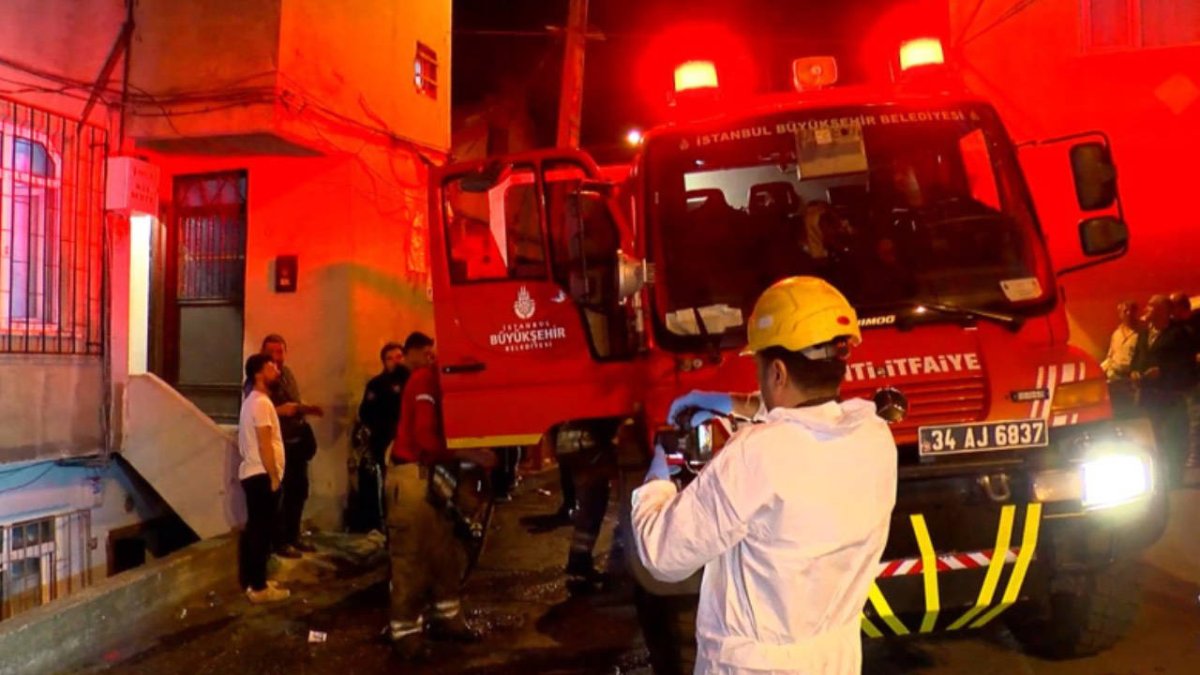 Eyüpsultan'da yangın: 2'si çocuk 4 kişi yaralandı