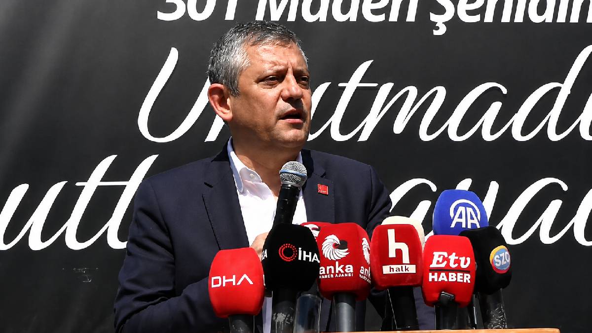 Özgür Özel Soma’da 301 madencinin anmasında konuştu: AK Parti’nin kara düzenini ilk Somalılar tanıdı