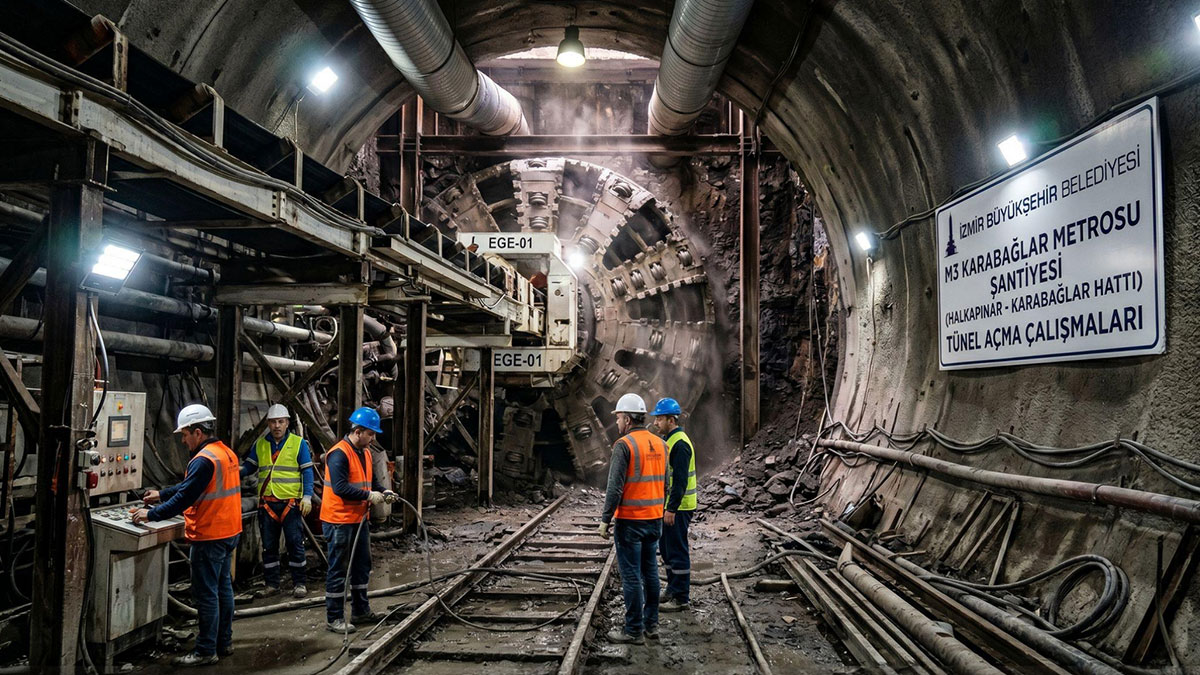 32,5 kilometrelik 24 istasyonlu metro hattı İzmir'in trafik çilesini bitirecek