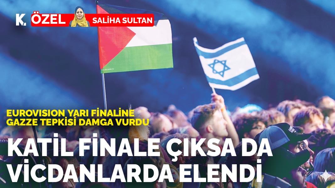 Eurovision yarı finaline Gazze tepkisi damga vurdu: Katil finale çıksa da vicdanlarda elendi