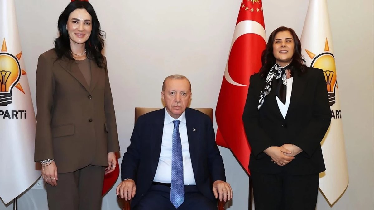 Özlem Çerçioğlu, Erdoğan'ı ziyaret etti