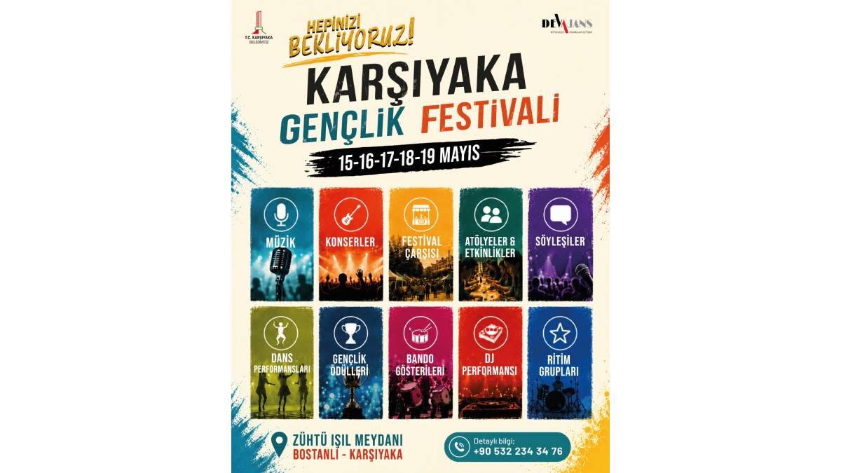 Karşıyaka’da 19 Mayıs coşkusu başlıyor!