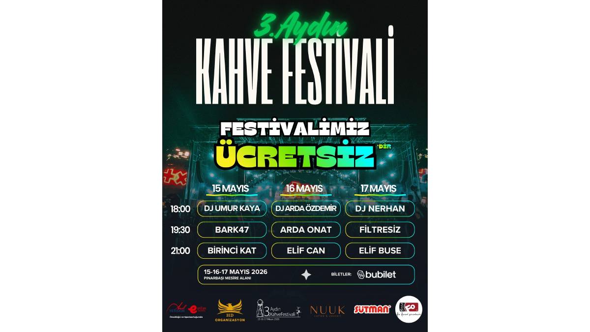 Aydın’da Kahve Festivali coşkusu başlıyor