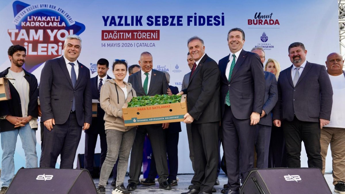 İBB'den çiftçiye 'can suyu': 6,4 Milyon fide daha toprakla buluşuyor