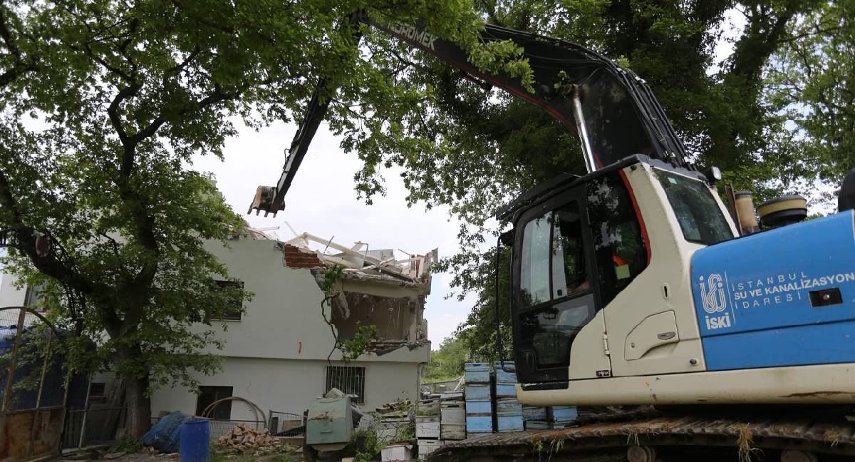 İSKİ, Ömerli Havzası’ndaki 49 kaçak yapıyı kaldırdı