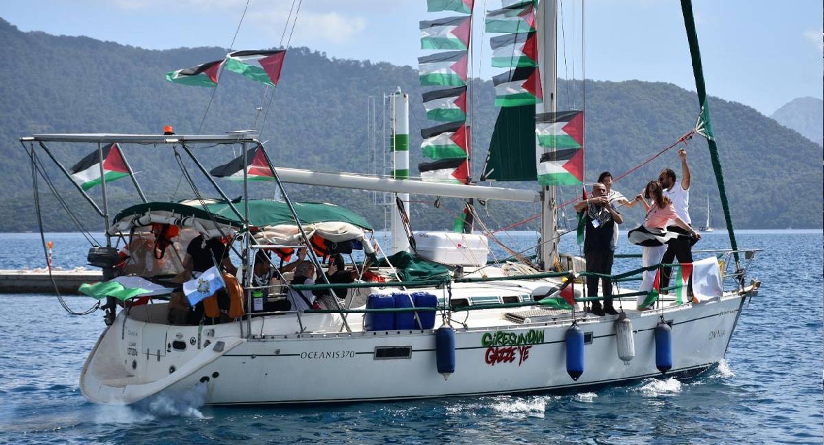 54 tekneyle Marmaris'ten demir aldı: Sumud Filosu ilk kez Türkiye’den Gazze’ye doğru yola çıktı