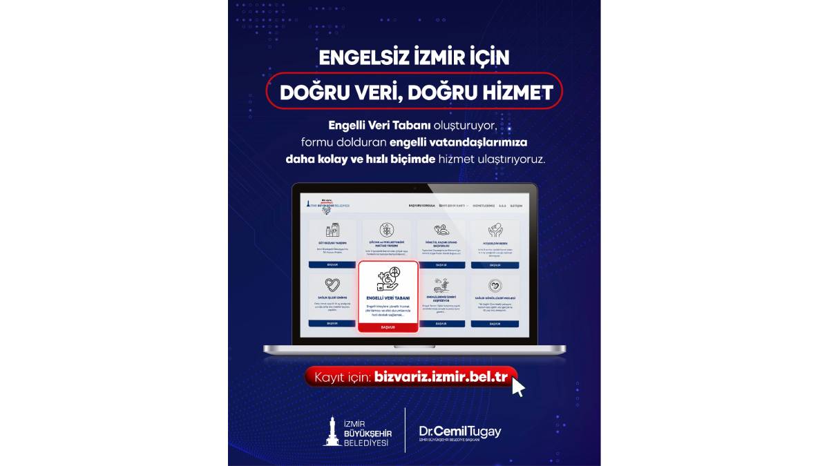 Engelsiz İzmir için “Engelli Veri Tabanı”