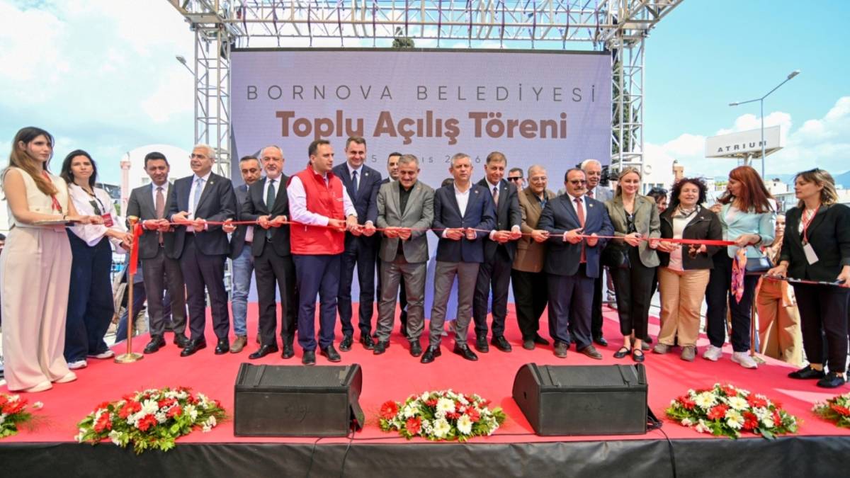 CHP Lideri Özel, Bornova’da üç önemli projeyi hizmete açtı