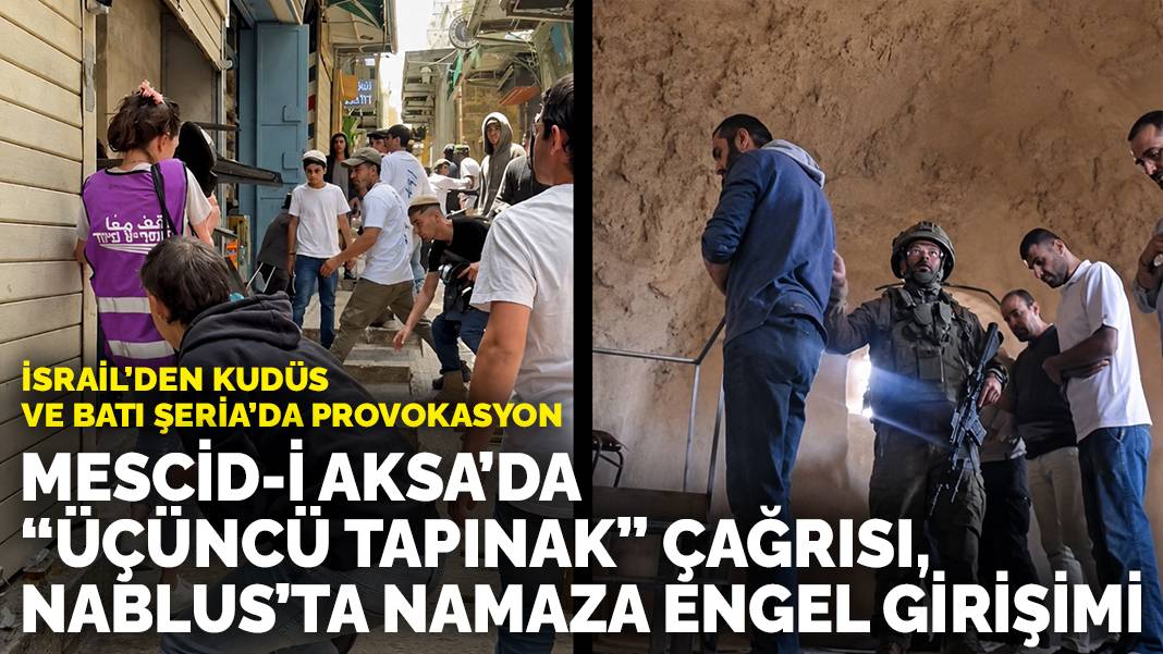 Provokation Israels in Jerusalem und im Westjordanland: Aufruf zum „Dritten Tempel“ in der Al-Aqsa-Moschee, Versuch, das Gebet in Nablus zu verhindern