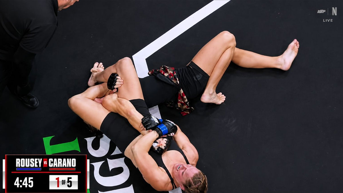 Ronda Rousey kafese döndü, Gina Carano'yu 17 saniyede perişan etti