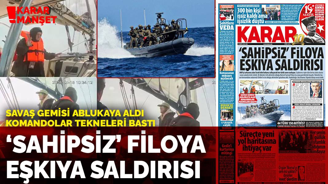 'Sahipsiz' filoya eşkıya saldırısı | Savaş gemisi ablukaya aldı, komandolar tekneleri bastı