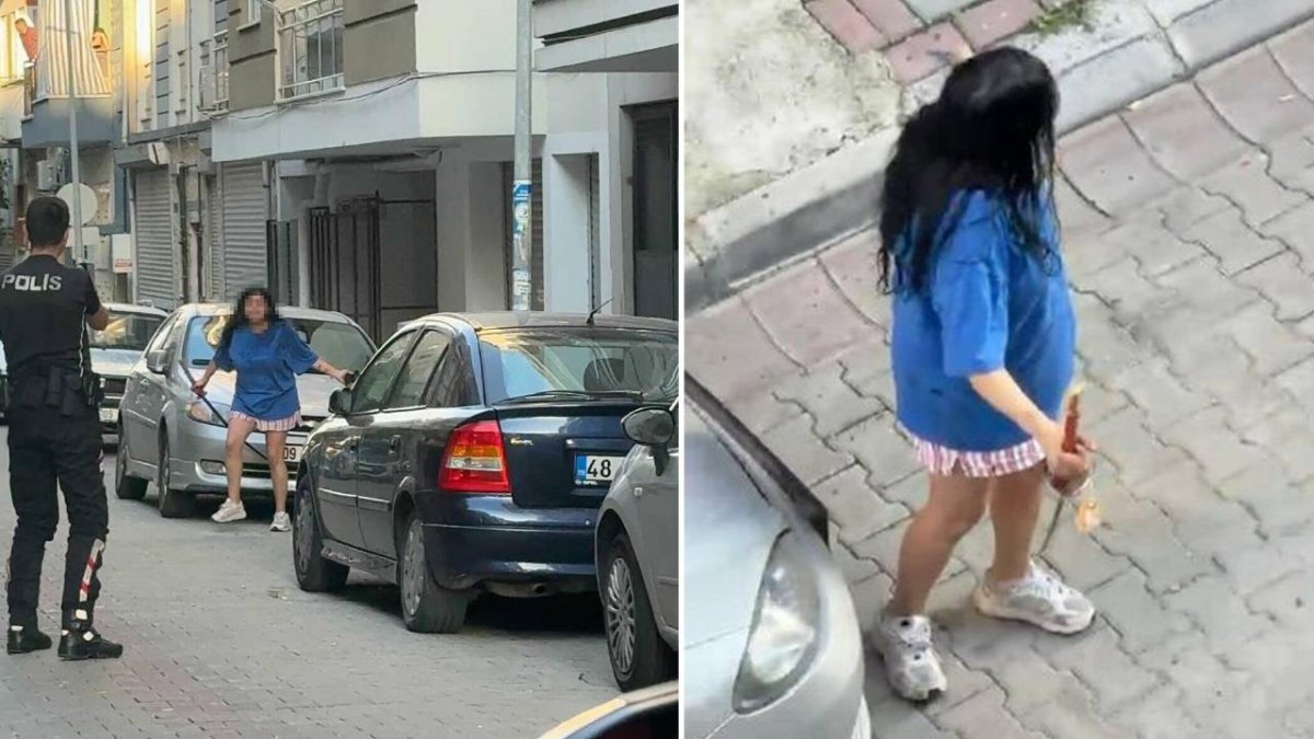 Kılıçla sokağa çıkıp dehşet saçtı: Aydın’da polisten biber gazlı müdahale