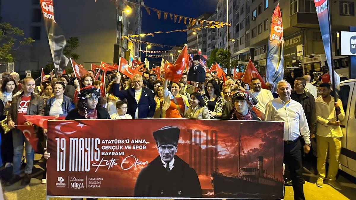 Bandırma’da 19 Mayıs coşkusu
