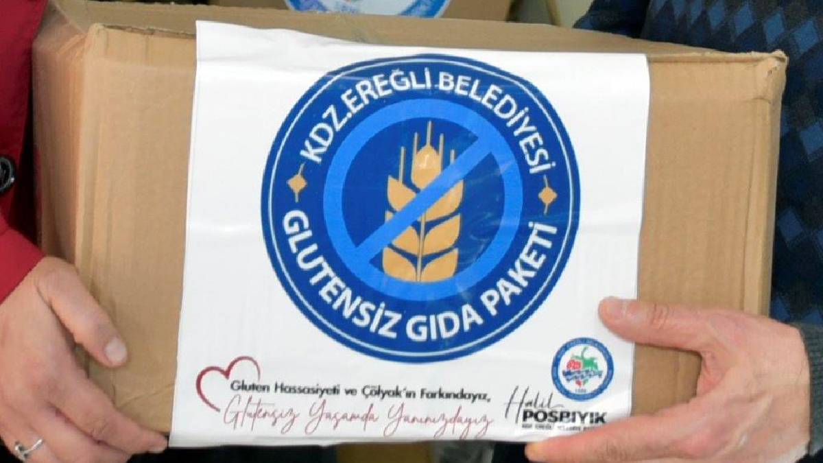 Kdz.Ereğli Belediyesi, çölyak hastalarına glütensiz gıda desteğinde bulunuyor