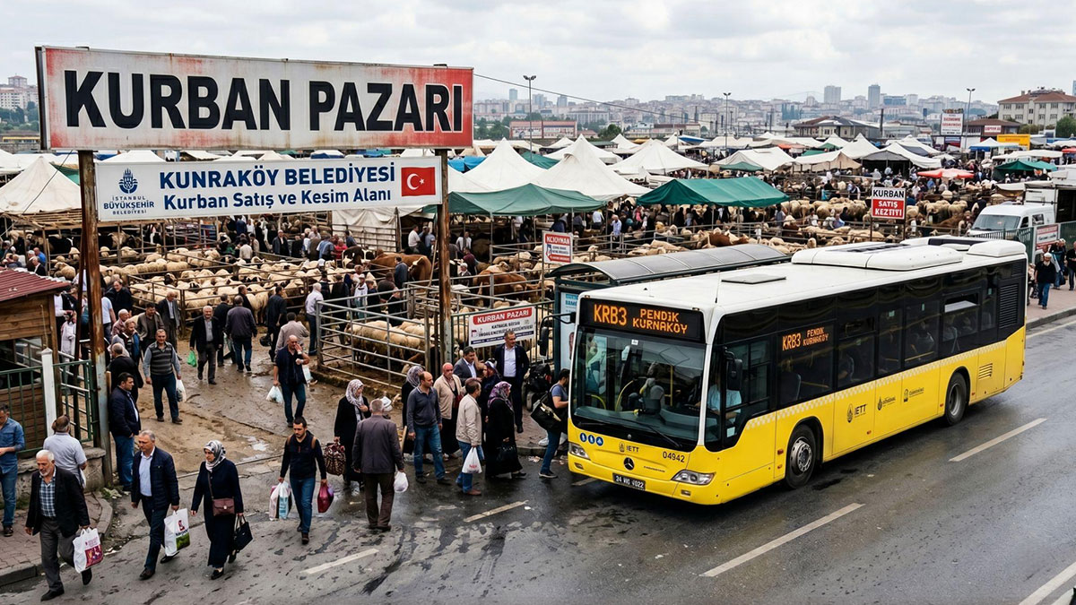 İETT duyurdu: Kurbanlık çadırlarına özel otobüs seferleri başladı