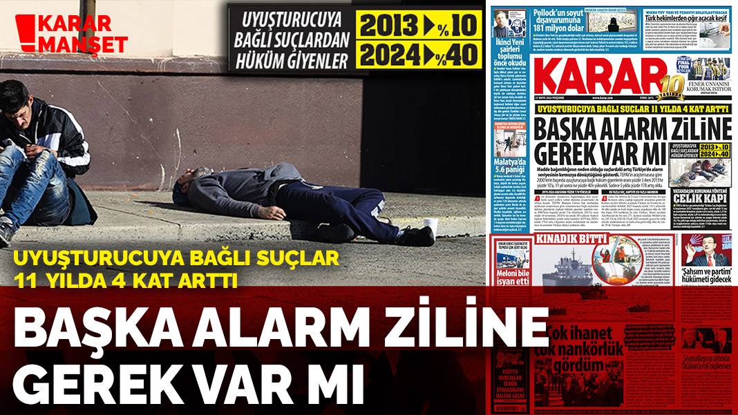 Uyuşturucuya bağlı suçları 11 yılda 4 kat arttı: Başka alarm ziline gerek var mı