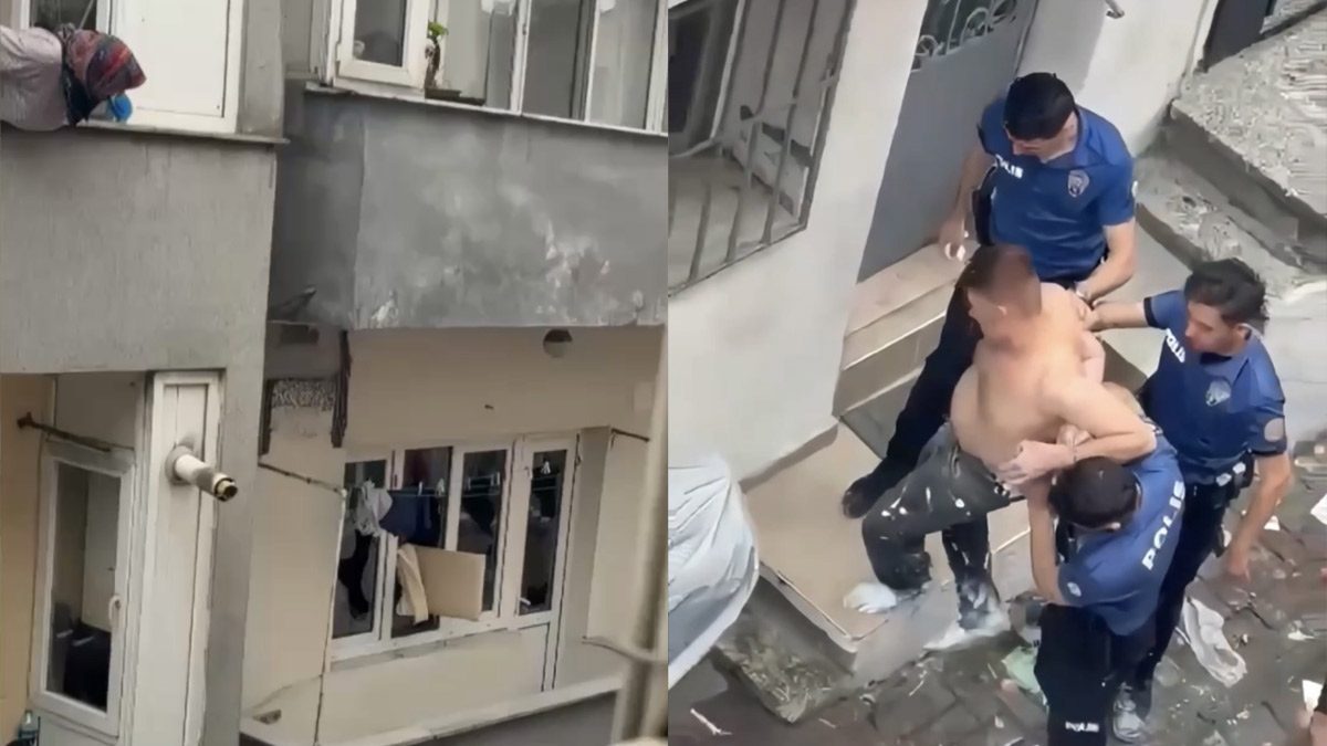 Kağıthane'de akılalmaz olay! Annesinin evde olmamasına sinirlenip eşyaları balkondan attı