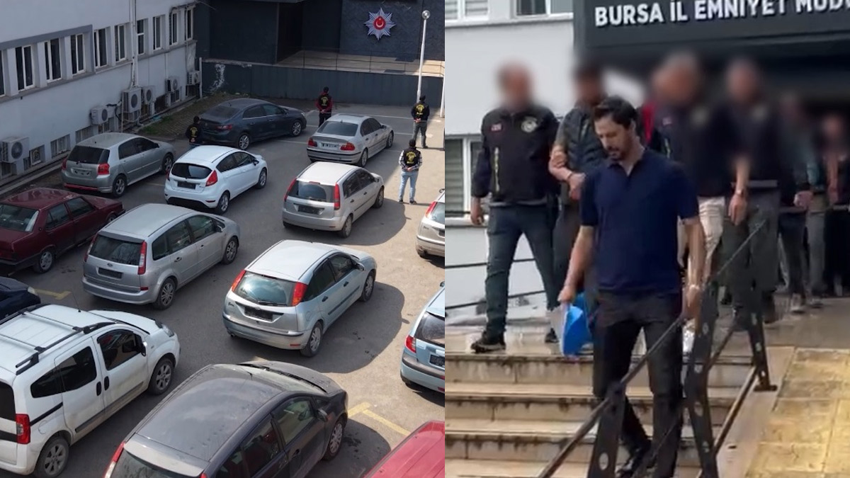 Bursa'da 'change' araç operasyonunda 3 tutuklama: 28 araca el konuldu