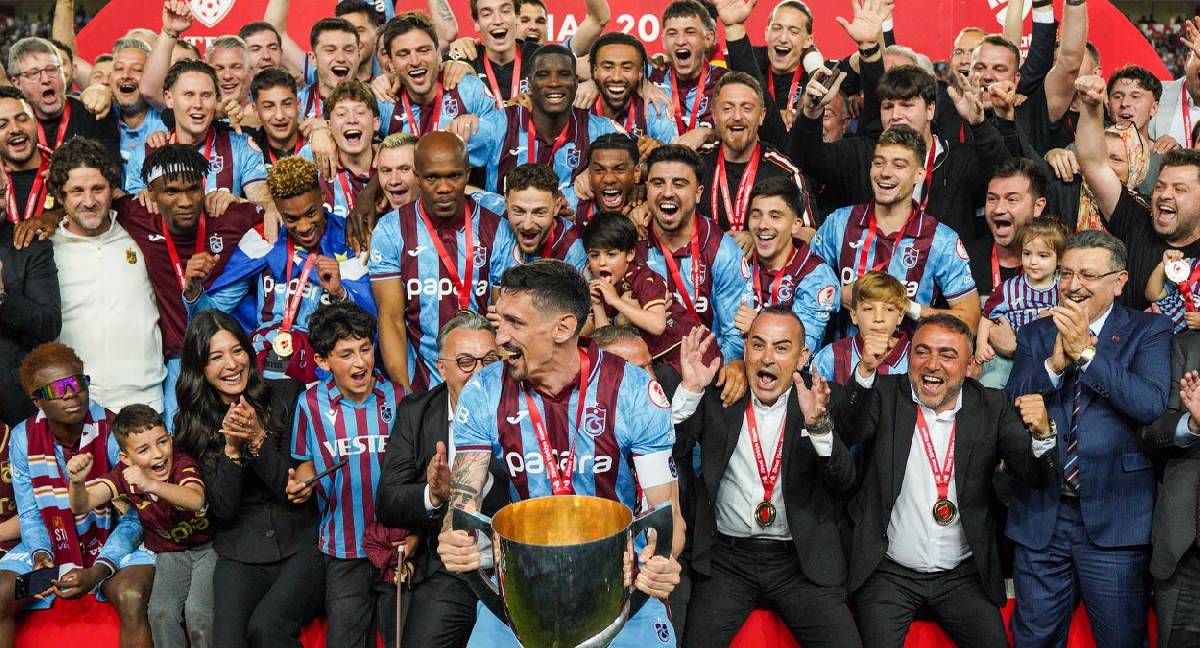 Trabzonspor, Ziraat Türkiye Kupası’nı kazandı: Finalde Konyaspor’u 2-1 mağlup etti