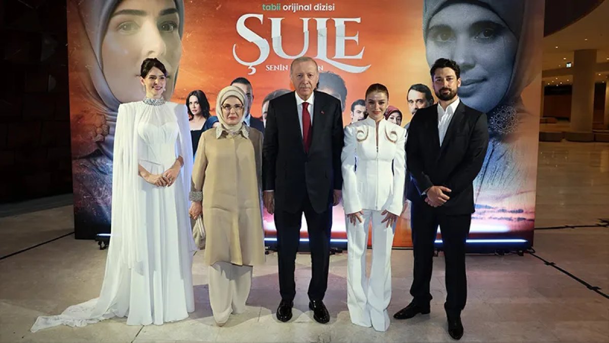 Erdoğan, "Şule Senin Hikayen" dizisinin galasına katıldı