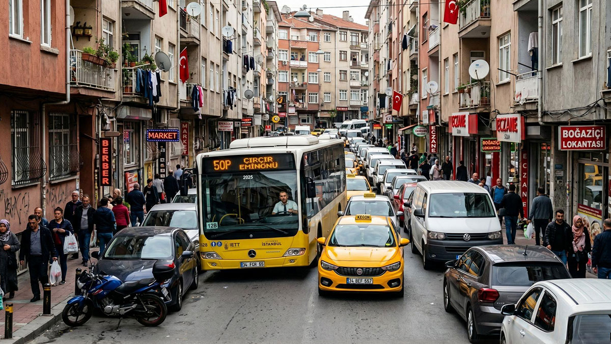 Kaldırımlar tamamen istila edildi: İstanbul'da her 6 araca 1 park yeri düşüyor