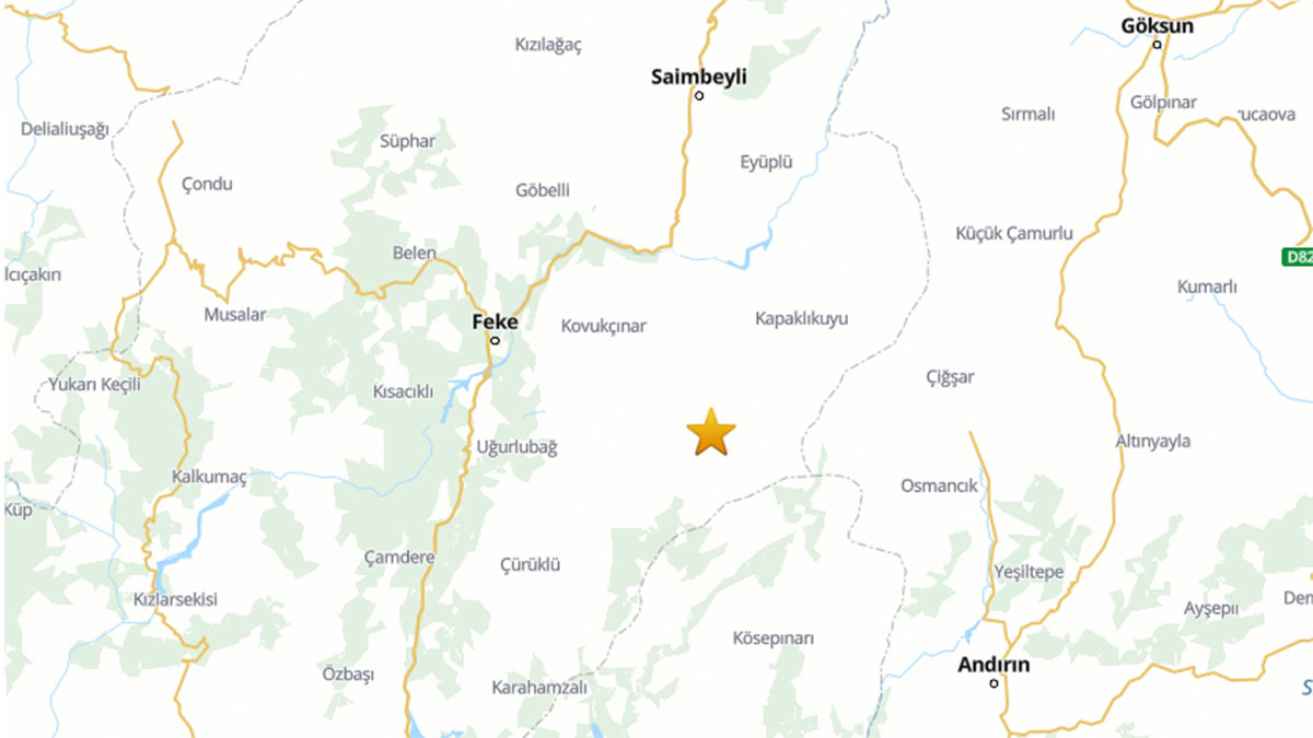 Osmaniye'de korkutan deprem