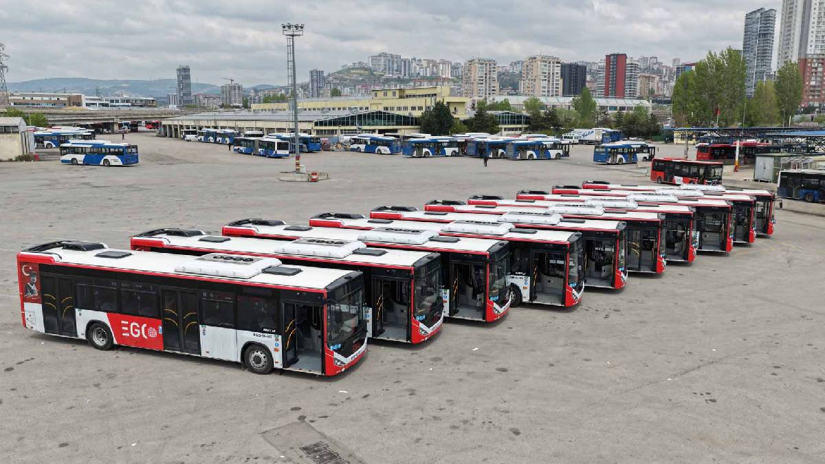 10 yeni otobüs EGO filosuna katıldı