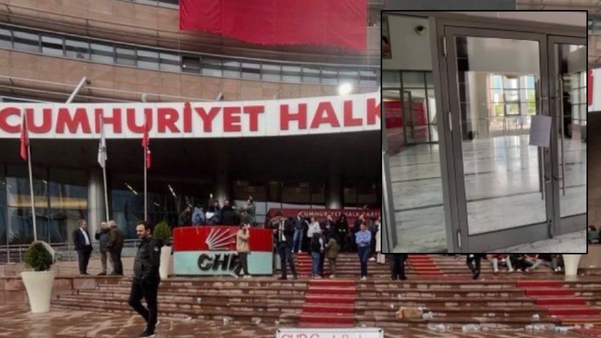 CHP Genel Merkezi girişine “mutlak butlan” kararı asıldı